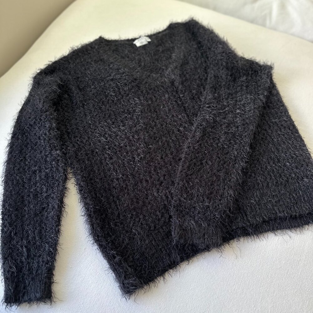 Cozy and Soft: DKNY Fuzzy Sweater